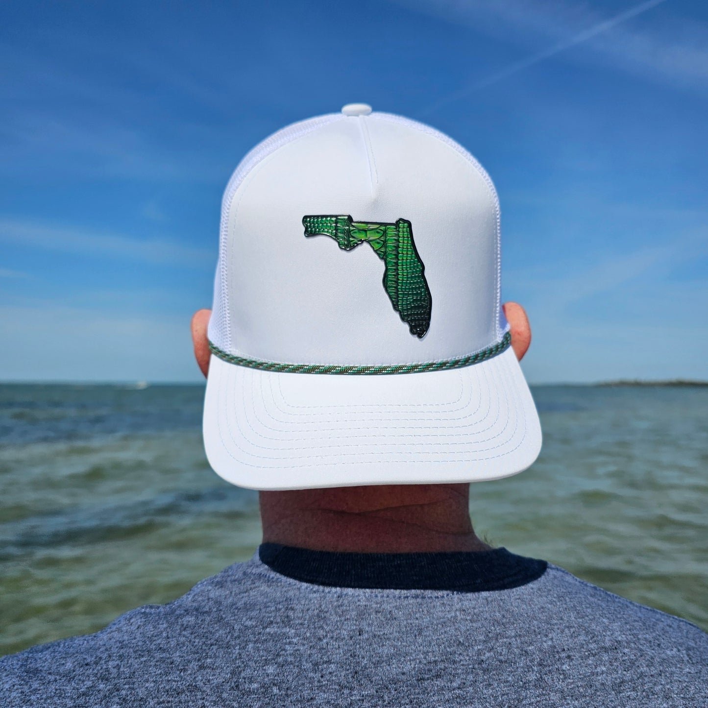 Green Gator Rope Hat