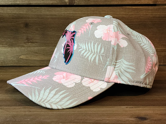Floral Miami Vice Baseball Cap