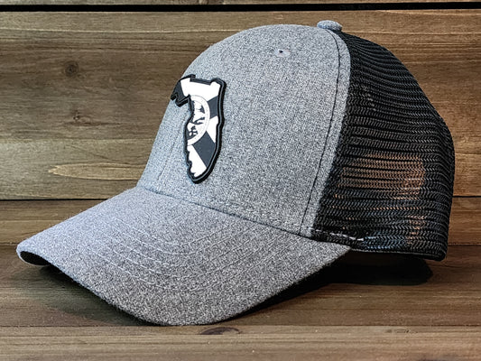 Florida Flag Blackout Ponytail Trucker Hat