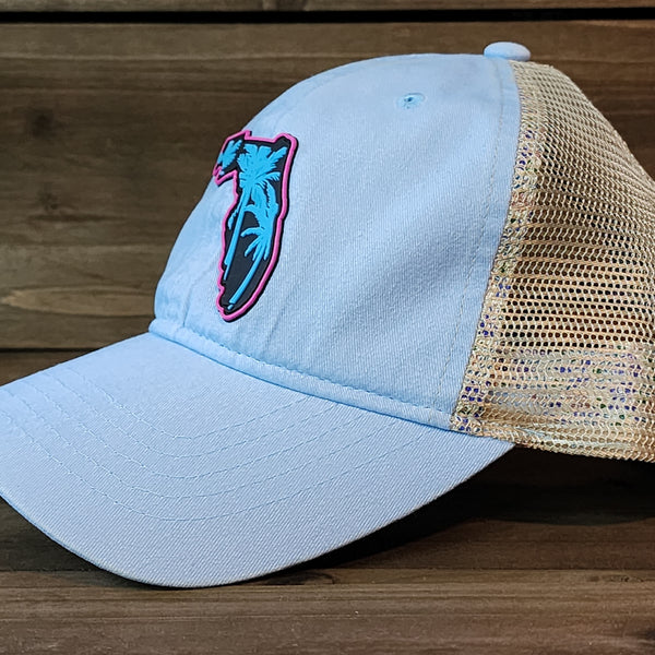 Miami Vice Ponytail Dad Hat