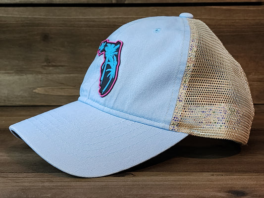 Miami Vice Ponytail Dad Hat