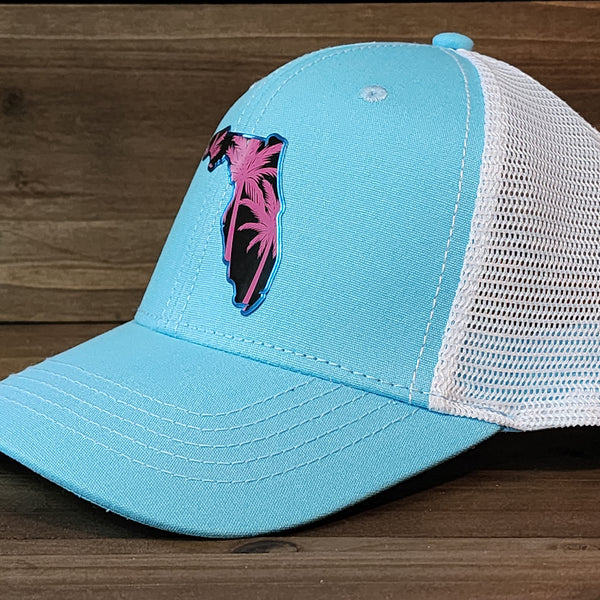 Miami Vice Ponytail Trucker Hat