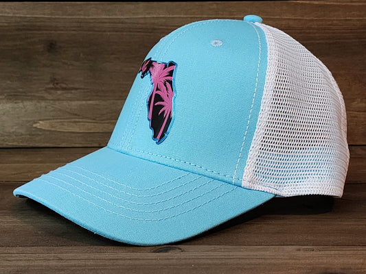 Miami Vice Ponytail Trucker Hat
