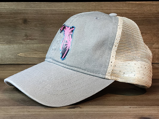 Miami Vice Ponytail Dad Hat
