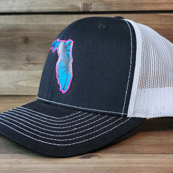 Miami Vice 6 Panel Trucker Hat