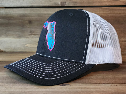 Miami Vice 6 Panel Trucker Hat