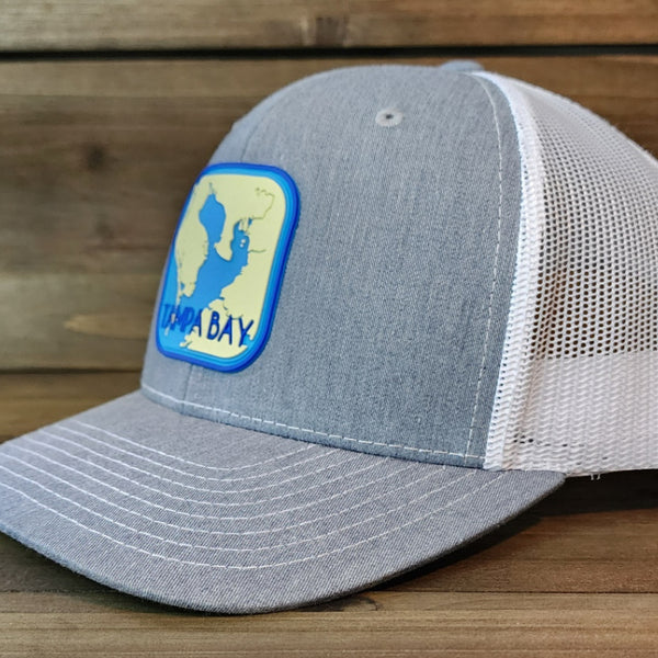 Tampa Bay Area Map 6 Panel Trucker Hat