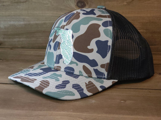 Florida Duck Camo Trucker