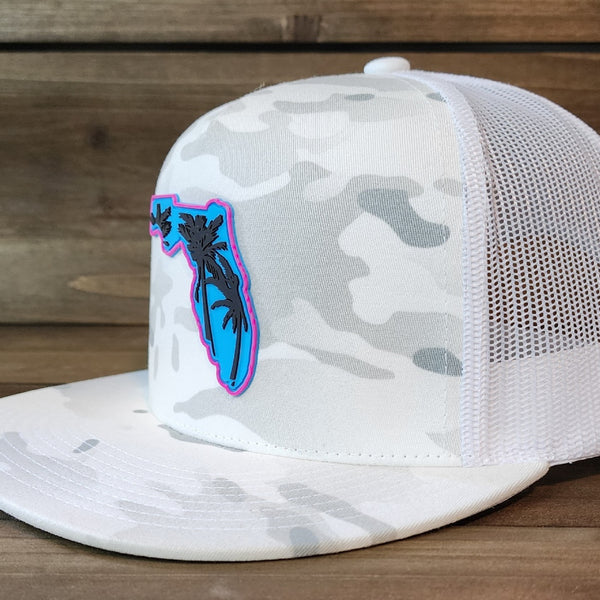 Miami Vice Flat Bill Trucker
