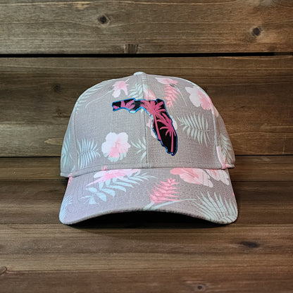 Floral Miami Vice Baseball Cap