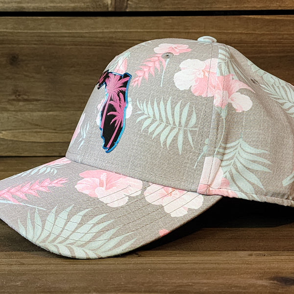 Floral Miami Vice Baseball Cap