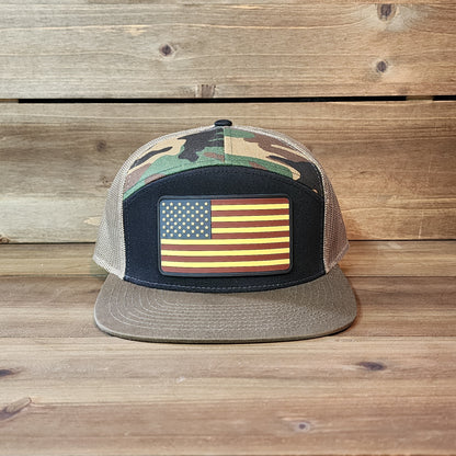 Old Glory 7 Panel Hat
