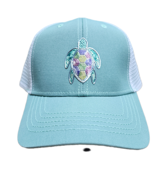 Ladies Seafoam Turtle Hat